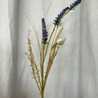 Wildflower Spray - Lavender and Cream 26"