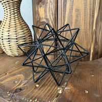 Black Metal Star Decor