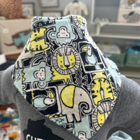 Safari Animals Baby Bib Bandana
