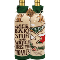 Let's Bake Stuff And Watch Movies Bottle Sock Cover