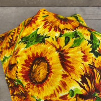 Sunflower with Green Leaves Bowl Cozy