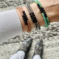 Lava Diffuser Stackable Bracelet - Frosted