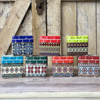 Mini Square Patterned Planter