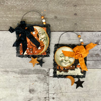 Bethany Lowe Halloween Moon Hanging Decoration