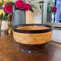 Walnut Segmented Bowl - 10"