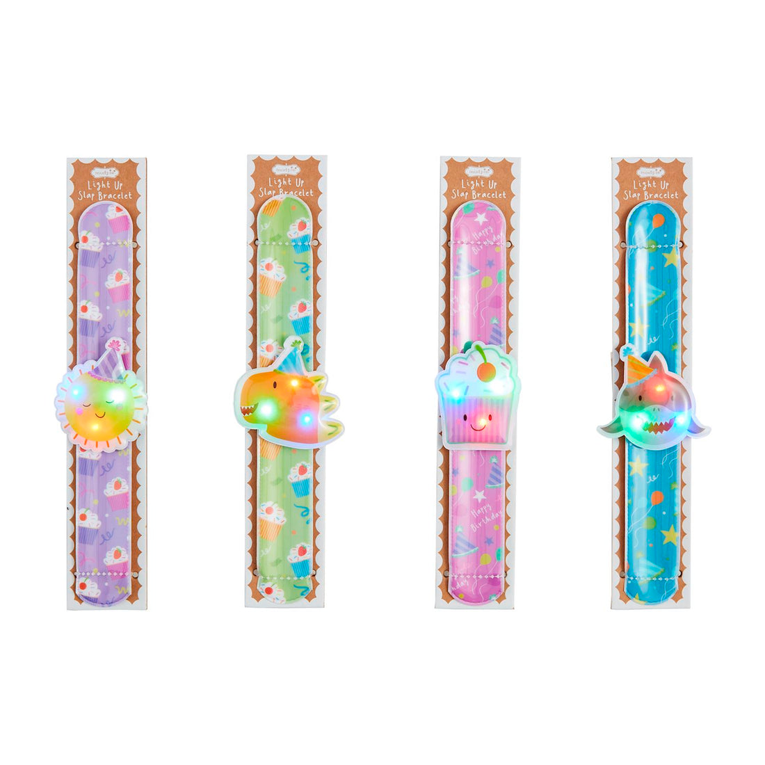 Mudpie Birthday Light-Up Slap Bracelet