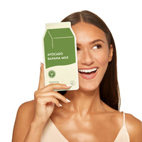 Avocado Banana Milk Hydrating Plant-Based Milk Sheet Mask
