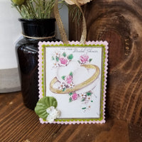 Hanging Vintage Postcard Reproduction - For Your Bridal Shower