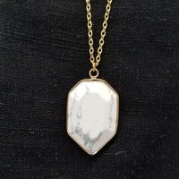 Gold Howlite Necklace