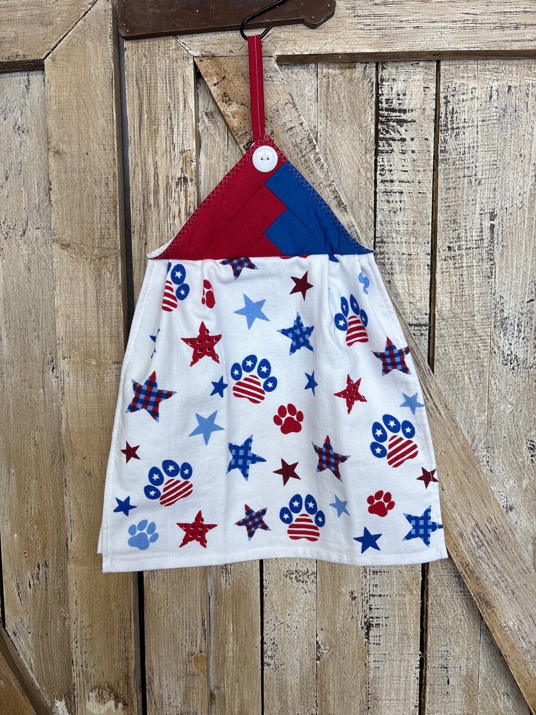 Stars + Paw Prints Kitchen Towel