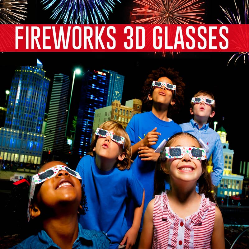 Fireworks 3D Glasses -  Neon