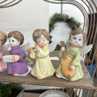 Fine Porcelain Musician Angels - Set of 6