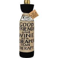 Cheaper Than Therapy Bottle Sock