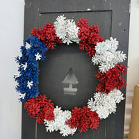 Red White Blue Wreath