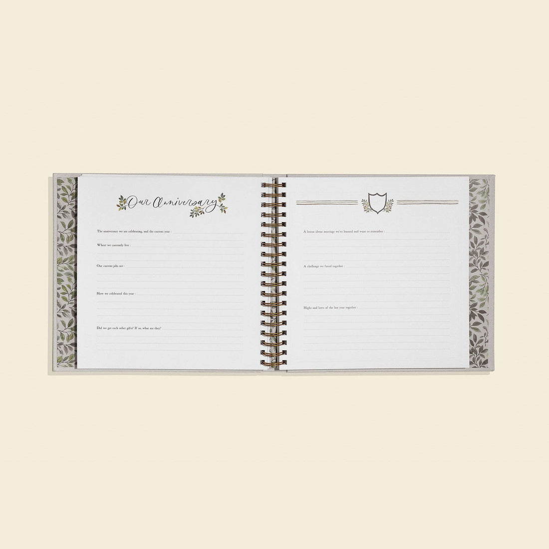 As We Grow: Memory Book for Couples (Wedding)