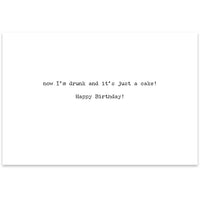I Was Going To Make A Rum Cake Greeting Card