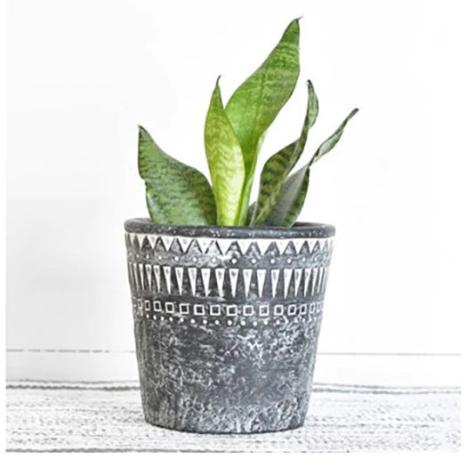 Grey Boho Planter