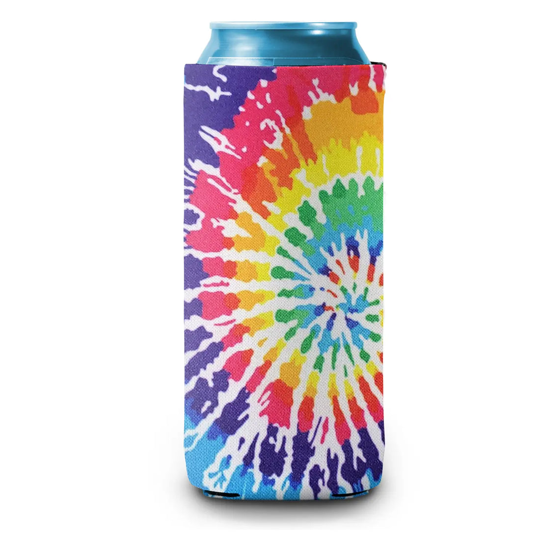 Tie Dye Slim Can Cooler