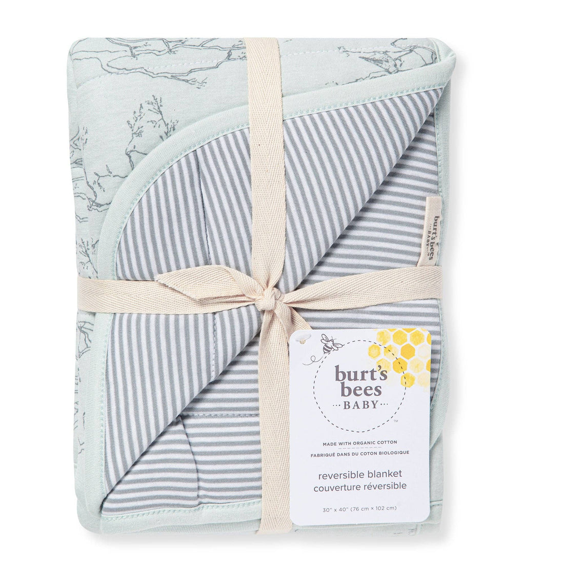 Swaying Branches Reversible Blanket: Ice Flow / One Size