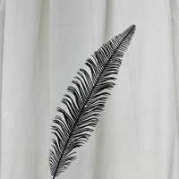 Black Glitter Feather Pick