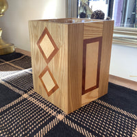Wooden Decorative Glass Vase Holder