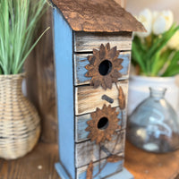 Sunflower Wooden Birdhouse