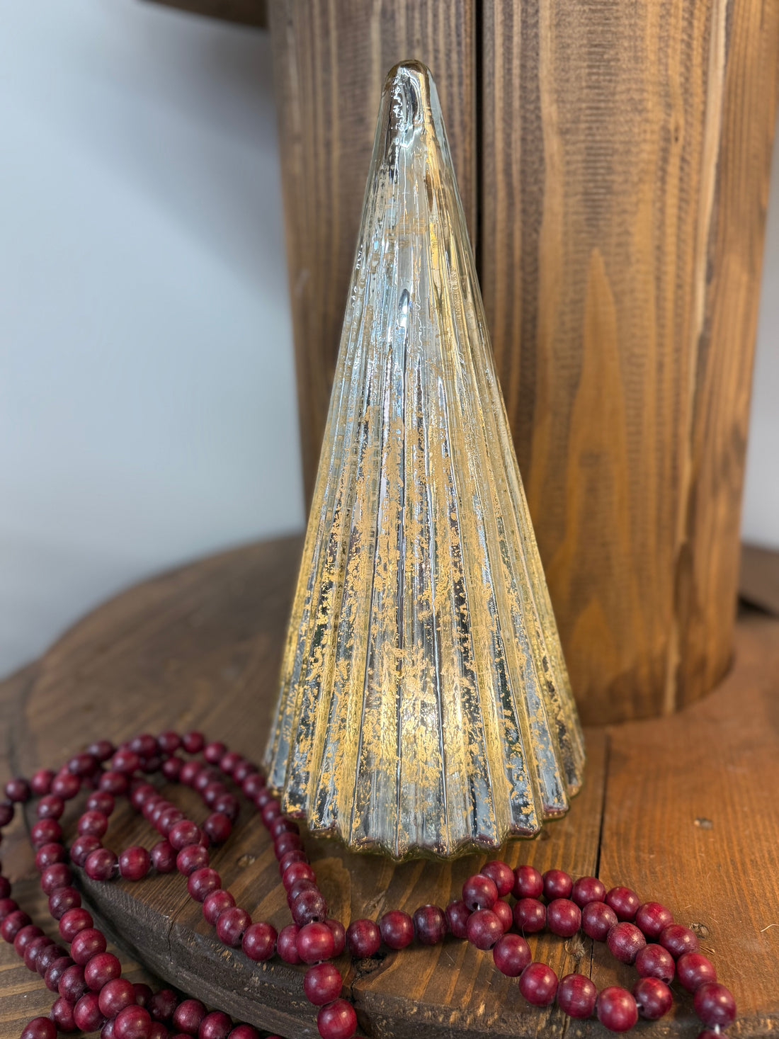Glass Light-up Tree