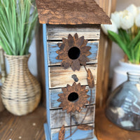 Sunflower Wooden Birdhouse