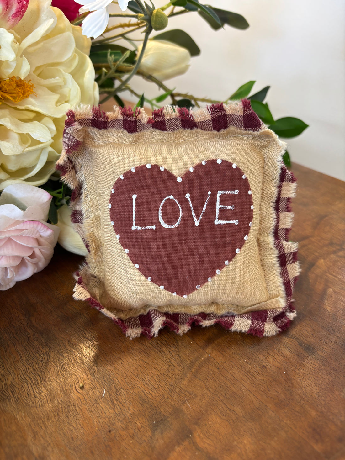 Mini Pillow Decor - Hearts