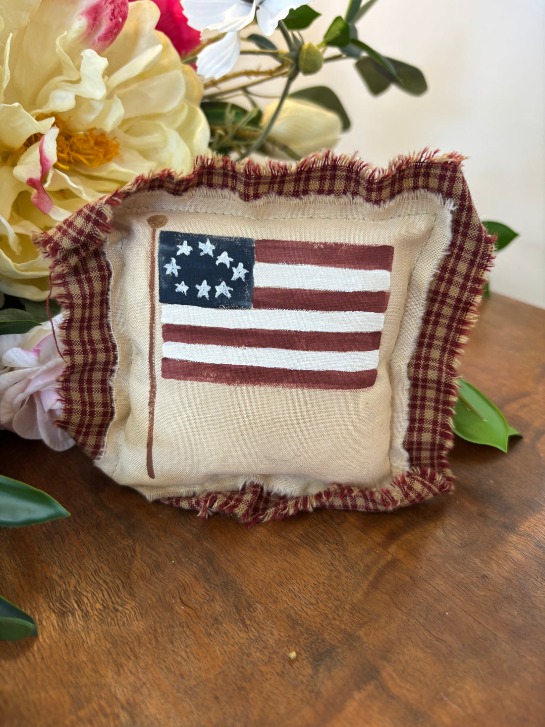 Mini Pillow Decor - Flags