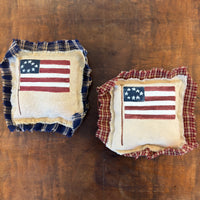 Mini Pillow Decor - Flags