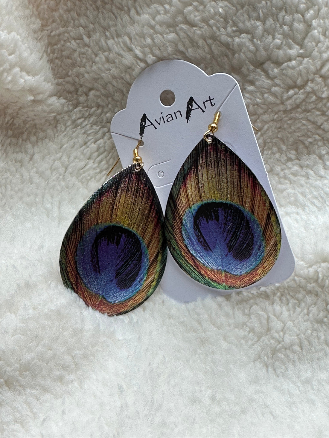 Metallic Teardrop Earrings