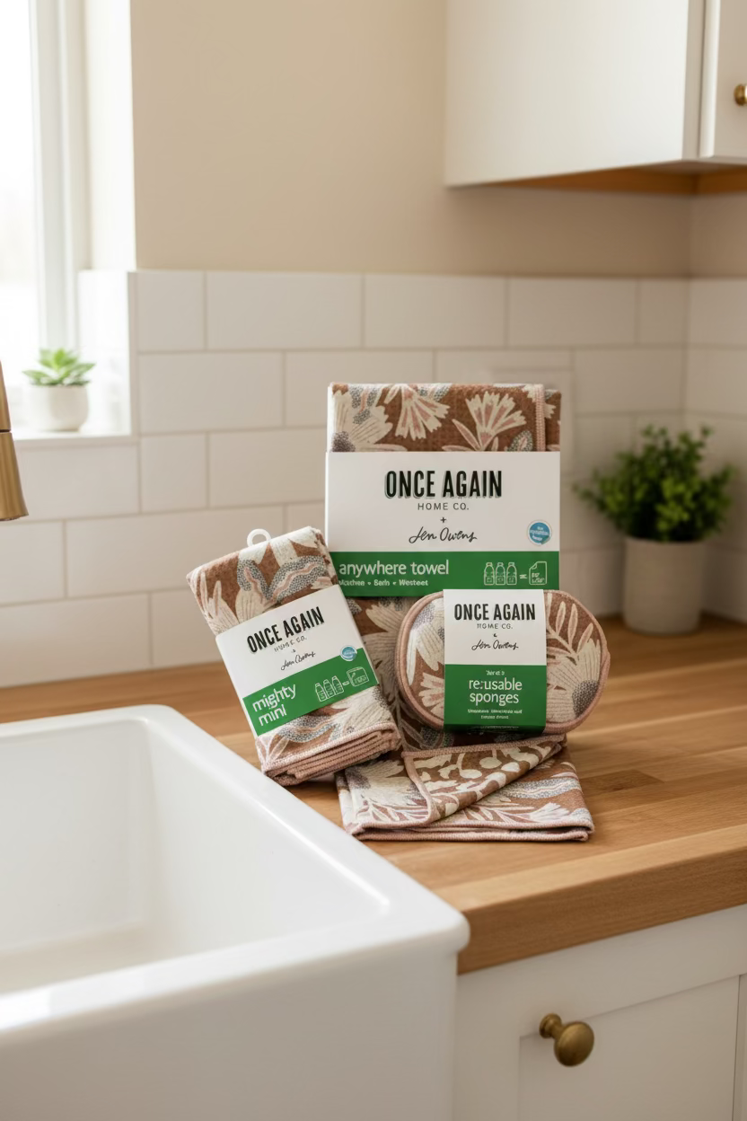Once Again Home Co - Jen Owens Pauline: Pecan (Reversible)