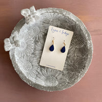 Grace Earrings - Navy