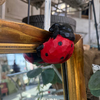 Resin Ladybug Pot Hanger