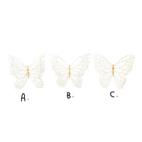 White Resin Butterfly Stand