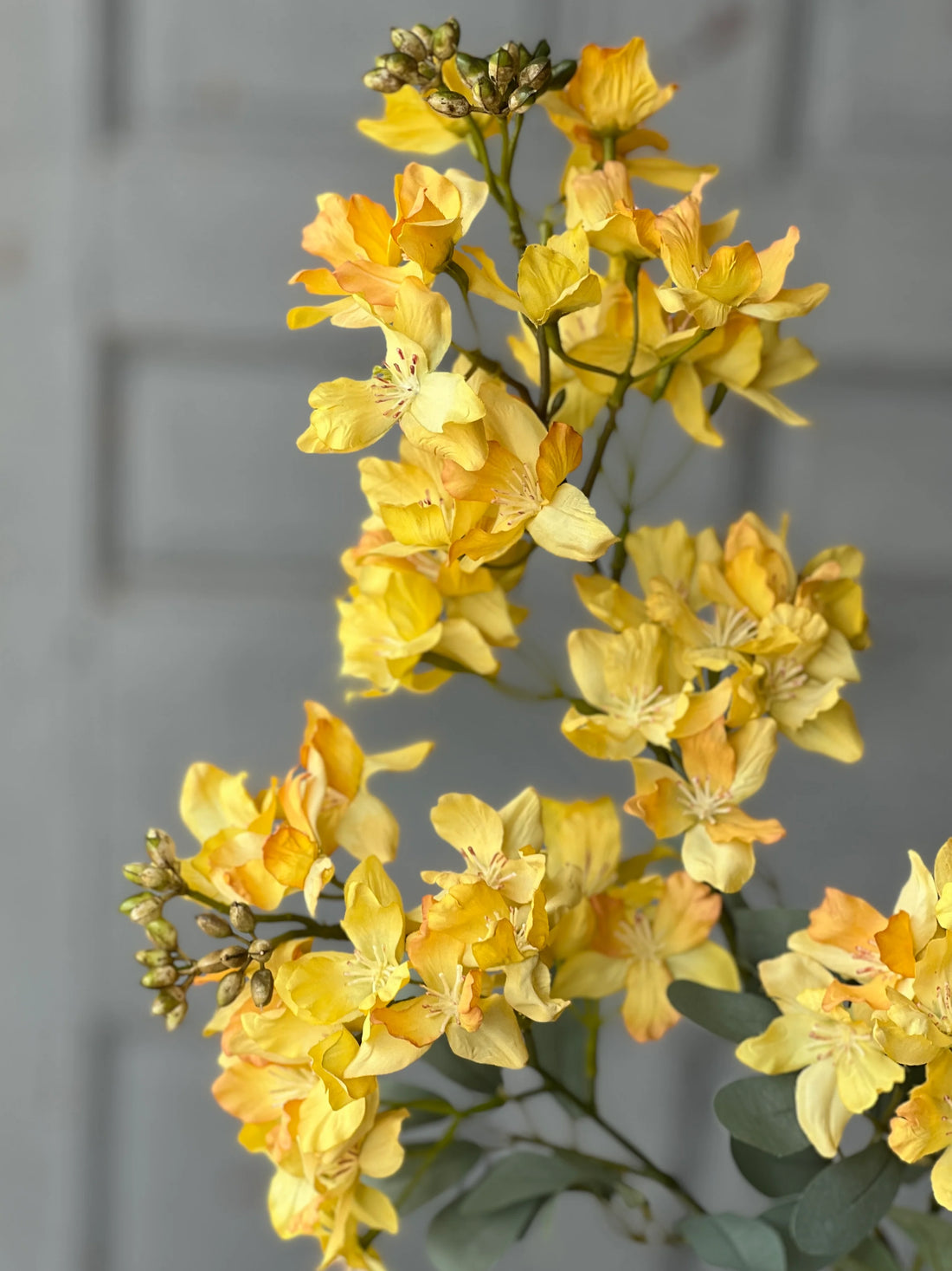 34" Yellow Windmere Blossoms