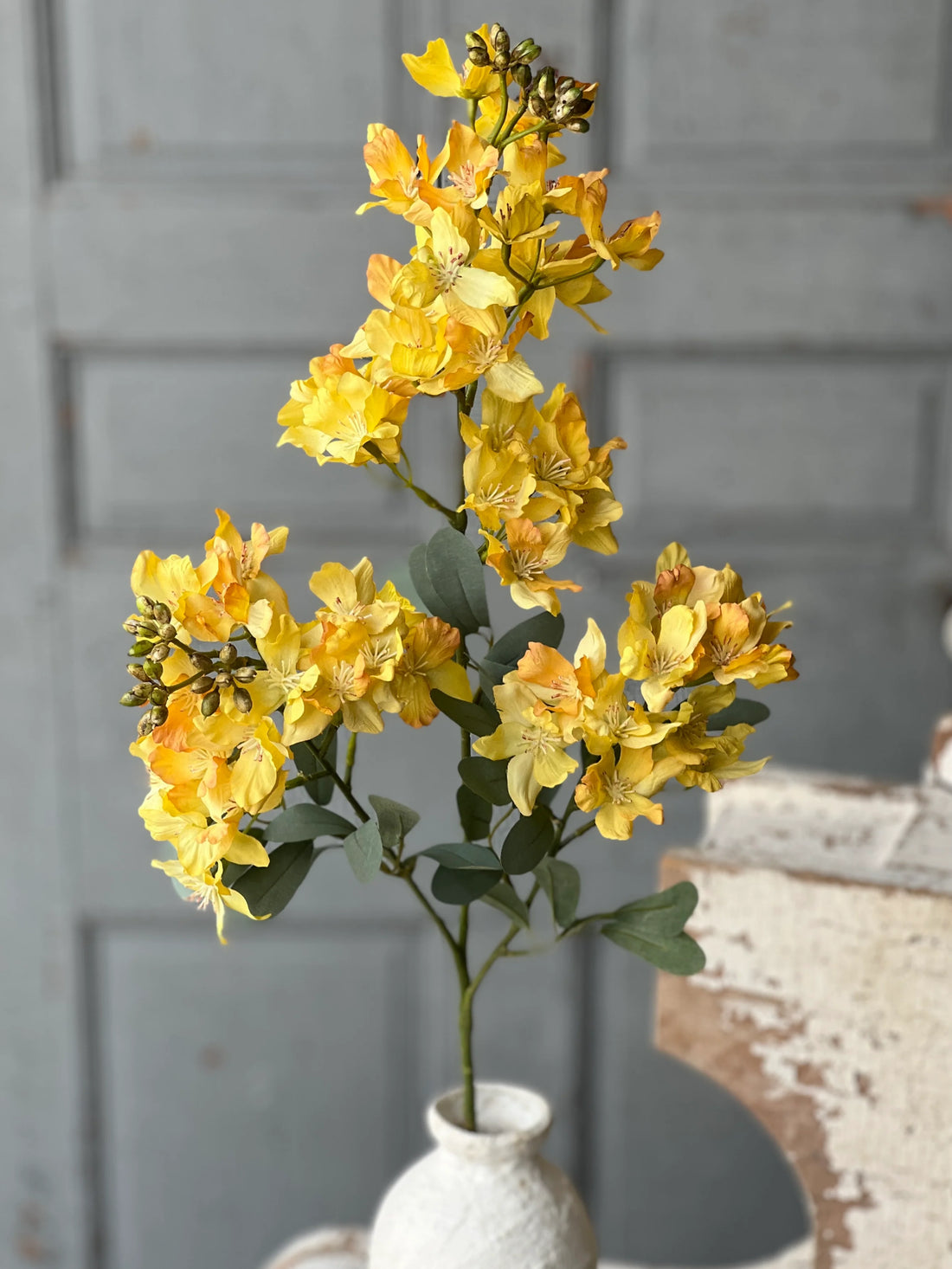 34" Yellow Windmere Blossoms