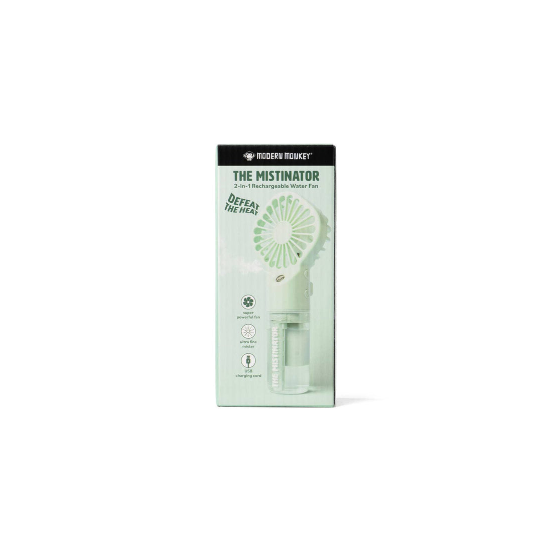 Modern Monkey The Mistinator 2-in-1 Rechargeable Water Fan