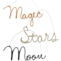 Bethany Lowe Small Hanging Wired Spooky Word