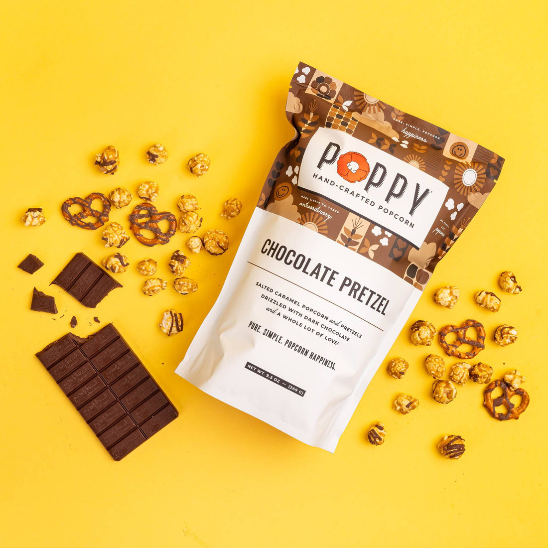 Chocolate Pretzel Popcorn