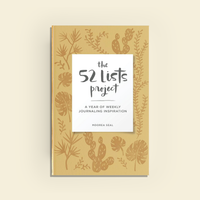 The 52 Lists Project (Botanical Pattern Cover)