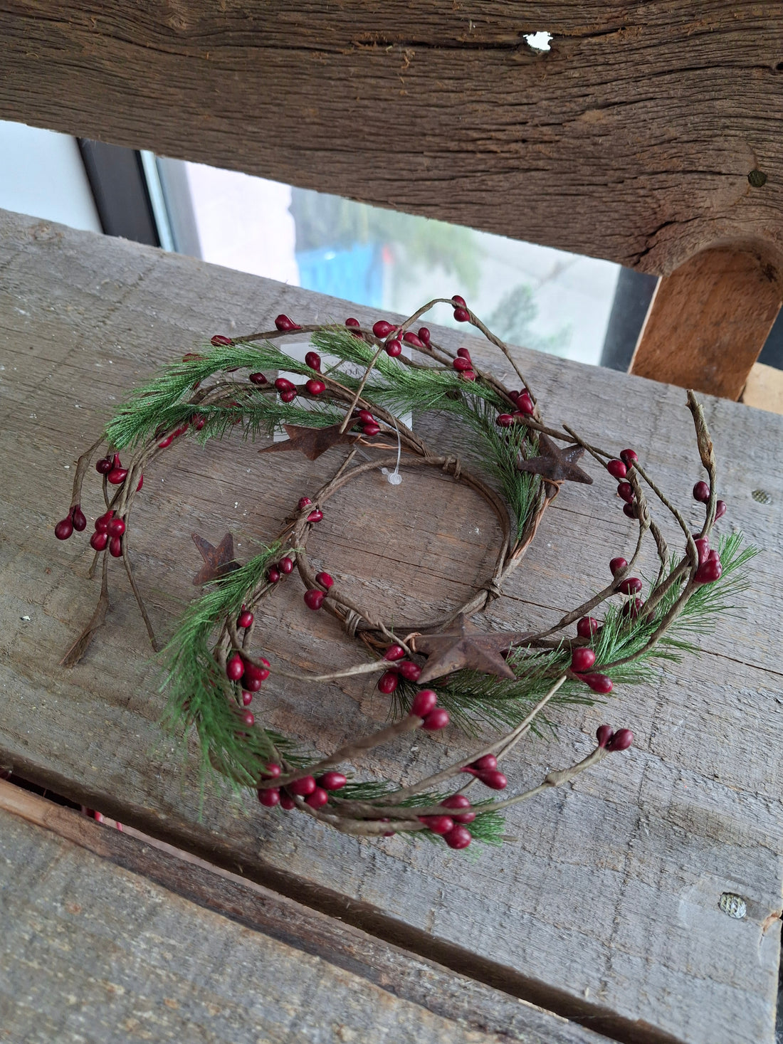 Rustic Candle Wreath
