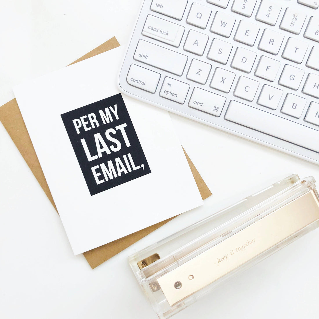 Per My Last Email Card