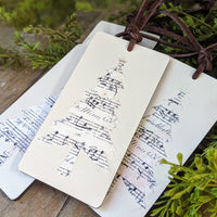 Sheet Music Tree Tag + Ornament