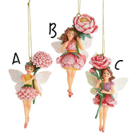 Resin Flower Fairy Ornament