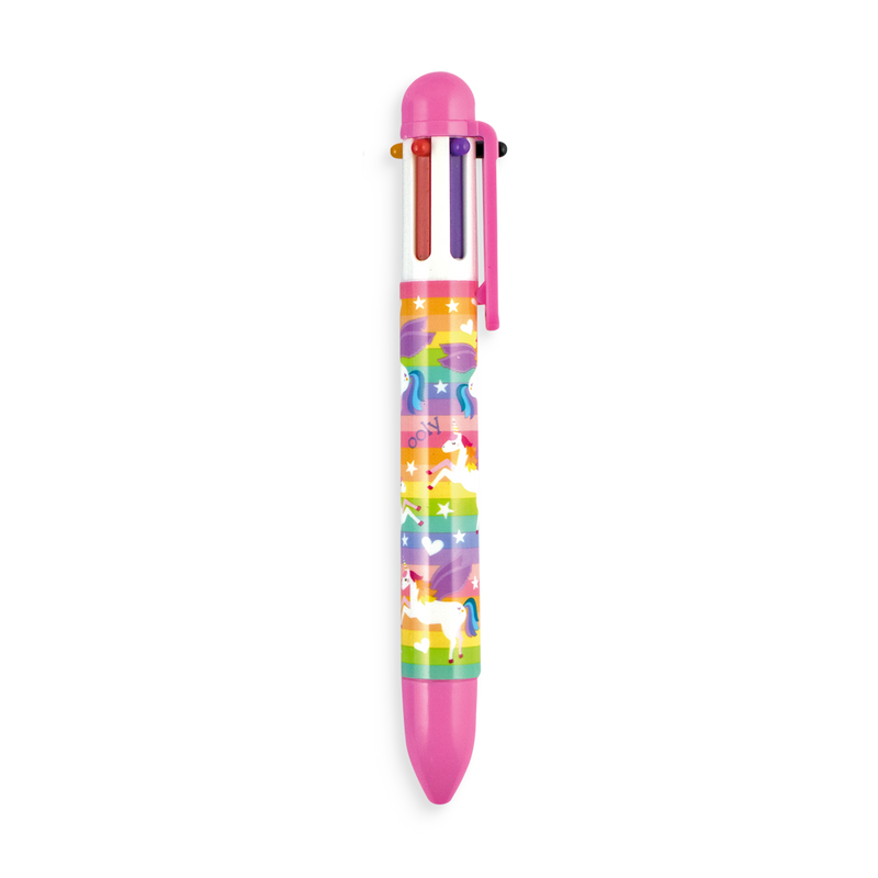 Multicolor Click Pen: Unique Unicorns