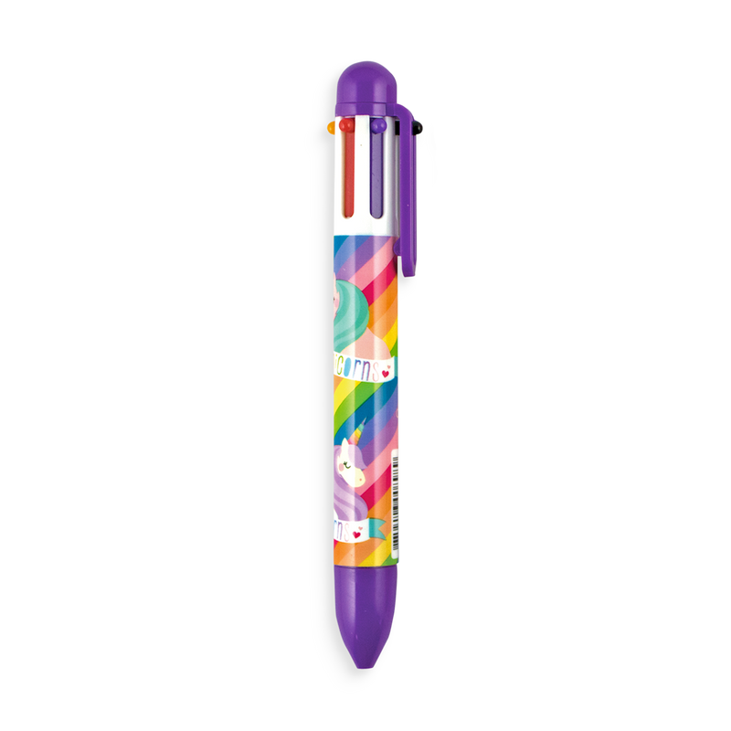 Multicolor Click Pen: Unique Unicorns