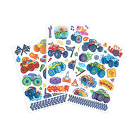 Ooly Tattoo-palooza Temporary Glitter Tattoo: Monster Trucks