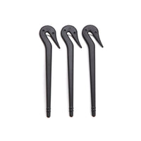 Kitsch Eco-Friendly Elastic Cutters 3pc Set - Black